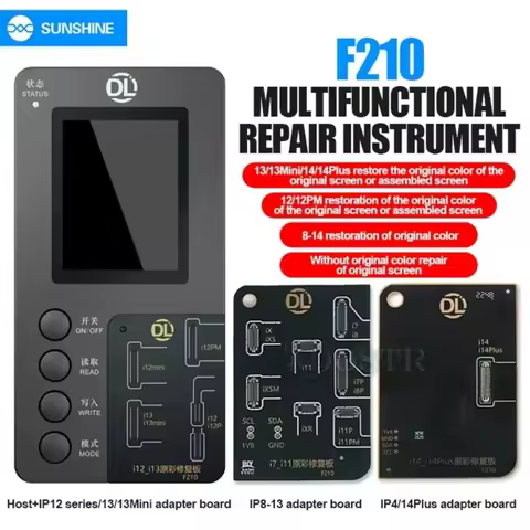 New DL F210 MultifunctionTrue Tone Recovery Programmer For iPhone 8~14/mini LCD Original Copy Displa
