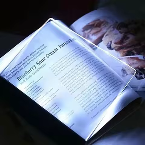 LED Flat Panel Night Vision Reading Light Eye Protection Reading Light Student Night Light Creative 