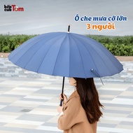 Large Rain Umbrella with 24 Spokes, Super Large Umbrella 115cm Thick Armrest Windproof, Anti-UV, Con