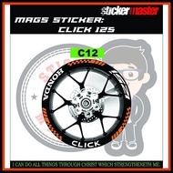 Click mags reflectorized sticker