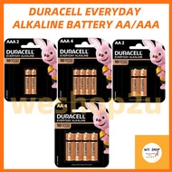 Duracell Everyday Alkaline Battery (AA2 / AA4 / AAA2 / AAA4)
