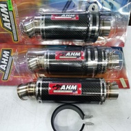 AHM DS CARBON MUFFLER BOX  UNIVERSAL 51MM
