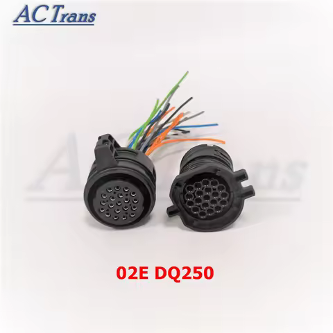 DSG Transmission DQ250 02E ECU Connector Male and Female Calbe Connector 20 Pins