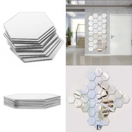 HEXAGONAL MIRROR WALL STICKER - MIRROR WALL STICKER - HEXAGONAL MIRROR DECORATION STICKER