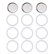 Silicone Sealing Ring for Coffee Pots Spacer Washer Gasket Rings Replacement for Moka Pot Espresso Makers Accessories