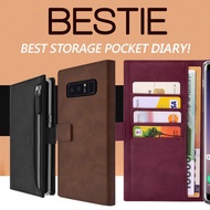 Samsung Galaxy Note 20 10 9 8 Ultra Plus BESTIE DIARY CASE