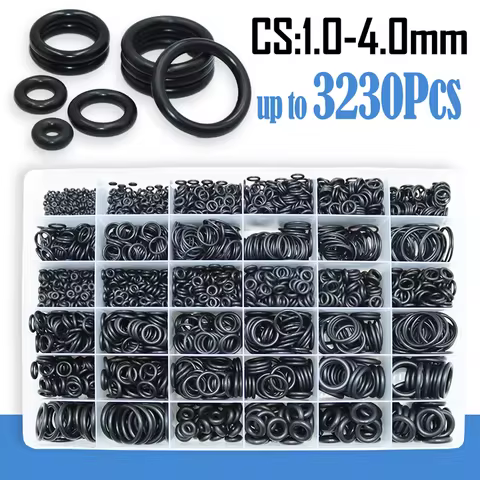 O Ring CS 1.0 1.5 to 4.0mm Sealing Washer Nitrile Rubber O-ring Faucet Plumbing Gaskets Oil Resistan