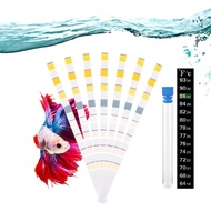 8 in 1 Aquarium Test Kit Fish Tank Test Strips Accurate Water Quality Testing Strips for Ammonia PH 