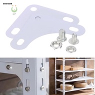 10pcs Corner Plates For Slotted Angle Bar Triangular Angle Steel Shelf Accessory Corner Bracket