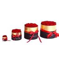 Romantic Level A Eternal Rose in Box Gifts Wife Real Rose Preserved Flower Gift Set Home Decor Valen