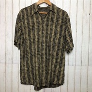 🔴古著 復古 短袖花襯衫 艋舺老大 材質柔軟 vintage