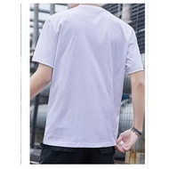 Oversize cotton t-shirt with loose form 6659