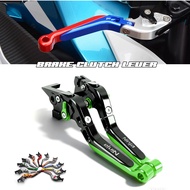 Motorcycle CNC Adjustable Folding Extendable Brake Clutch Levers for KAWASAKI ZX6R 636 2017-2018 NIN
