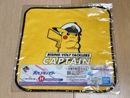 日本 Bandai Namco 一番くじ  Pokémon 一番賞 地平線 隊長比卡超, 超級進化 超級噴火龍 超級耿鬼 毛巾 全新未開