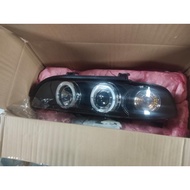 BMW E39 5 SERIES FRONT HEADLAMP RING WITH ANGLE EYES(WHITE RING)