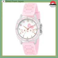 🗻☀️ J-AXIS Sanrio Watch Hello Kitty Pink Women Big Face Rubber Strap Battery Operated Japanese Brand