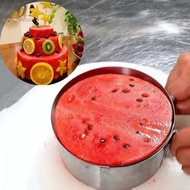 [WillbehotS] Watermelon Cutter Cake Cutter Slicer Adjustable Round Mousse Ring Mold For Baking Cake 