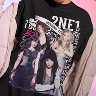 2025 gift for friends waffle shirt xs-3xl 2NE1 Bom CL Dara Minzy Korean Pop K-Pop T Shirt           