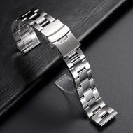 Diving Metal Belt Bracelet 20/22mm 24mm 26mm 28mm Universal Men Women Watch Band for Rolex Solid Sta