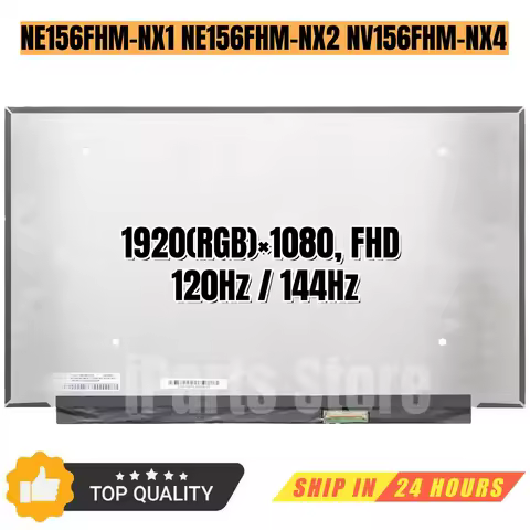 iParts Replacement New Laptop Screen NE156FHM-NX1 NE156FHM-NX2 NE156FHM-NX4 0D2W2X 15.6 inch LCD Dis