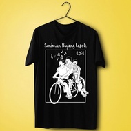 T Shirt Seniman Bujang Lapok Naik Basikal
