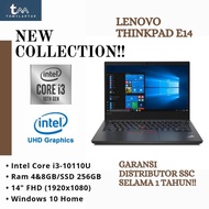 [✅New] Laptop Baru!! Lenovo Thinkpad E14 Intel Core I3/Ram 8Gb/Ssd