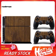  Unique Wood Grain 3D Games Decal Skin Stickers for PlayStation 4 Console Gift