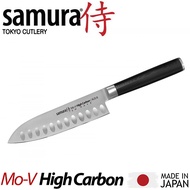 SAMURA MO-V Small Santoku 5.4" made in Japan. Authentic Japanese high-carbon steel AUS-8 59HRC / Jap