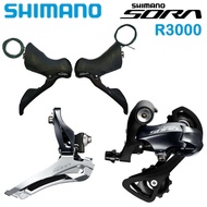 Shimano SORA R3000 Groupset 2x9 Speed Road Bike ST+FD+RD R3000 Shifter Rear Derailleur Front Deraill
