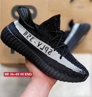 รองเท้าAdidas Yeezy Boost SPLY-350 V2 Zebra black รองเท้าวิ่ง รองเท้าออกกำลังกาย รองเท้าผ้าใบชาย-หญิ