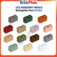 Brickphils Part 98283 1x2 Masonry Brick