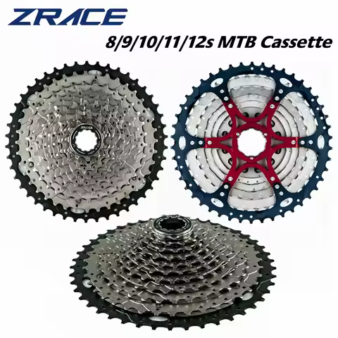 ZRACE Bicycle Cassette 8 9 10 11 12 Speed MTB bike freewheel 11-42T / 11-46T / 11-50T/11-52T for ALI