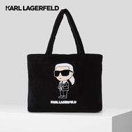 KARL LAGERFELD - K/IKONIK 2.0 BEACH TERRY TOTE 230W3199 กระเป๋าถือ