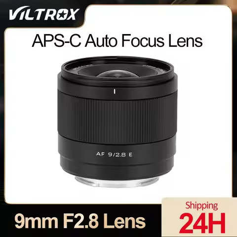 VILTROX 9mm F2.8 Air Auto Focus Ultra-Wide APS-C Prime Lens for Sony E-Mount ZV-E10 ZV-E10II A6400 N