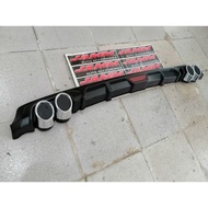 ♞,♘,♙,♟Toyota Vios Gen 3 Rear Bumper Diffuser