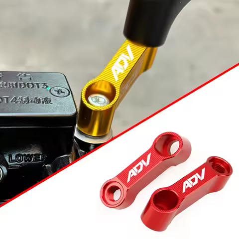 2PCS Universal Motorcycle Rearview Mirrors Extension Riser Extend Adapter Bracket For Honda ADV 150 