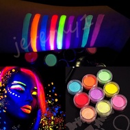 JEREMY1 Eyeliner Fluorescent 21 Colors Water Activated Black Light UV Reactive Smudgeproof Makeup