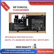 HP EliteBook X360 1030 G2 Series 863167-1B1, 863176--171, HSTNN-I04C, HSTNN-IB70, HSTNN-IB7O HP OM03