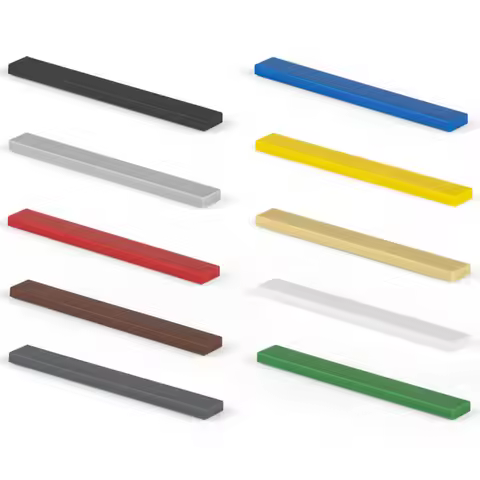 50pcs MOC Compatible Assembles Particles 4162 1x8For Building Blocks Parts DIY Educational Tech Part