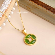 LUCKY Charm Money Catcher Coin Charm Class A necklace