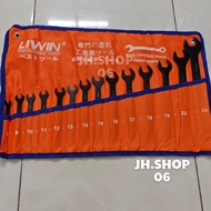 Bộ cờ lê vòng miệng 14 chi tiết LIWIN JAPAN thép đen (8-24mm)