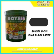 Boysen&eq'B-791s?_mf:Flat%ae;Black&JE;Latex&E;Paint&M;-&M;Available in 4L and 16L sizes