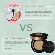 BB Cushion - kulit normal, kombinasi, kering, jerawat & oily (Doll Skin BB Cushion & Matte BB Cushio
