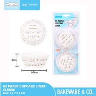 100 PCS Sanrio License Cinnamoroll Cupcake Liner Paper 7x7xH3 cm Chefmade - CL5036