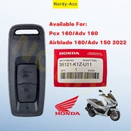 Honda genuine spare key Set of remote keys PCX160 and year 2021-2024 (WW160M, NP model STD/AM, AN mo