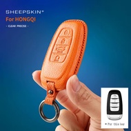 For Hongqi EHS9 For Hongqi H9 H5 2020-2021 Keychian Accessories Car-styling Zinc Alloy Leather Car R