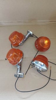 lampu headlamp depan lampu sein sen Honda C70 4pcs lampu depan c70 reflektor c70 sein c70