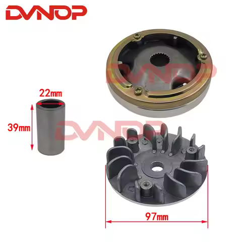 Variator Set with Copper Rollers For Suzuki AG50 Sepia zz AG100 V100 Scooter Chinese 2 stroke engine