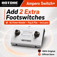 HOTONE Ampero Switch+ Dual Footswitch 2 Momentary Switches for Ampero & Ampero II Multi Effects
