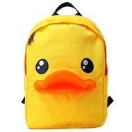 B.Duck Kids Backpack,Girls 3D Cartoon Book Bag Cute Travel Casual Yellow Schoolbag Kindergarten